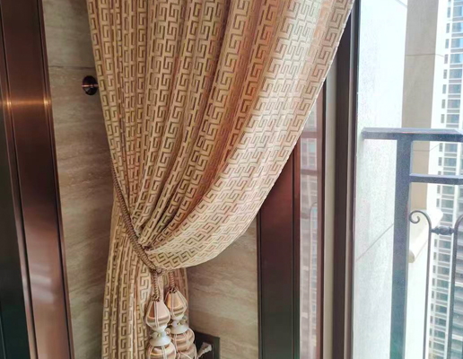 Luxury curtain fabric swatches