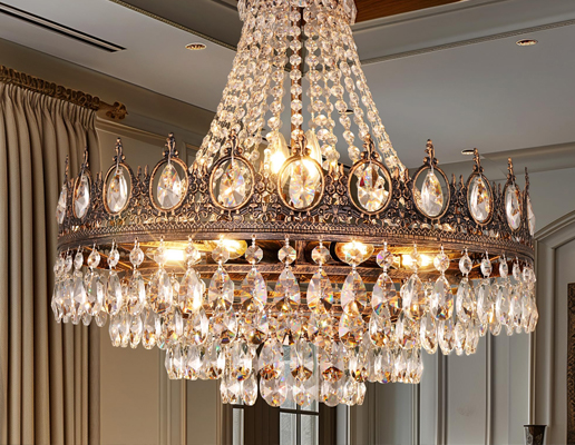 Luxury crystal chandelier